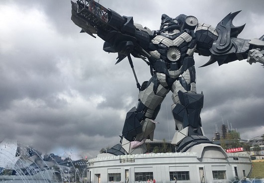 機器人？鋼結(jié)構(gòu)能做廠房外還有這種操作？